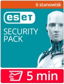 ESET Security Pack - Internet Security 2024 (odnowienie 6 stanowisk, 24 miesice)