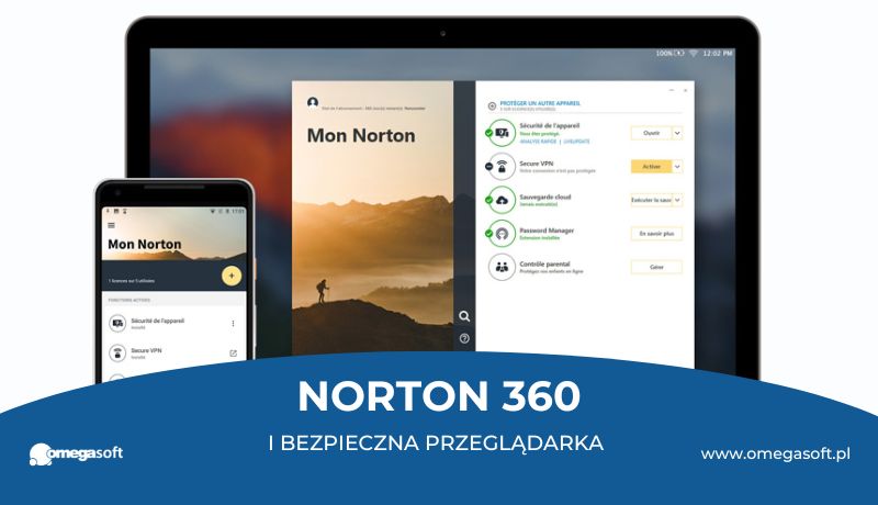 Norton 360 i bezpieczna przeglądarka