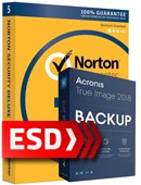 Norton Security Deluxe 2018 PL (5 stanowisk, 12 miesicy) + Acronis True Image Premium 2018 (1 stanowisko, 12 miesicy) - wersja elektroniczna