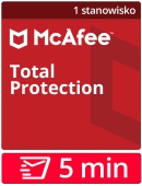 McAfee Total Protection 2024 (1 stanowisko, odnowienie na 12 miesicy)