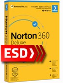 Norton 360 Deluxe 2022 PL (3 stanowiska, 12 miesięcy) - wersja elektroniczna