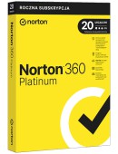 Norton 360 Platinum 2024 (20 stanowisk, odnowienie na 12 miesicy)
