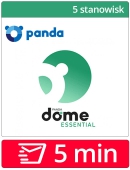Panda Antivirus Pro - Dome Essential 2024 (5 stanowisk, 12 miesicy)