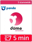 Panda Internet Security - Dome Advanced 2024 (5 stanowisk, odnowienie na 12 miesicy)