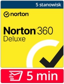 Norton 360 Deluxe 2024 (5 stanowisk, odnowienie na 12 miesicy)