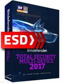 Bitdefender Total Security 2017 PL Multi-Device (10 stanowisk, odnowienie na 12 miesicy) - wersja elektroniczna