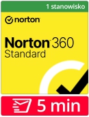 Norton 360 Standard 2024 (1 stanowisko, 12 miesicy)