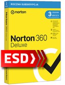 Norton 360 Deluxe 2023 PL (3 stanowiska, 12 miesięcy) - wersja elektroniczna