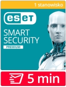 ESET Smart Security Premium 17 - 2024 (1 stanowisko, 12 miesicy)