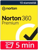 Norton 360 Premium 2024 (10 stanowisk, odnowienie na 12 miesicy)
