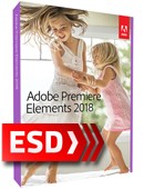 Adobe Premiere Elements 2018 PL ESD (1 stanowisko) - wersja elektroniczna