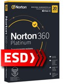 Norton 360 Platinum 2022 PL (20 stanowisk, odnowienie na 12 miesięcy) - wersja elektroniczna
