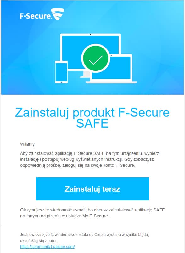 F-Secure Safe - Instrukcja instalacji