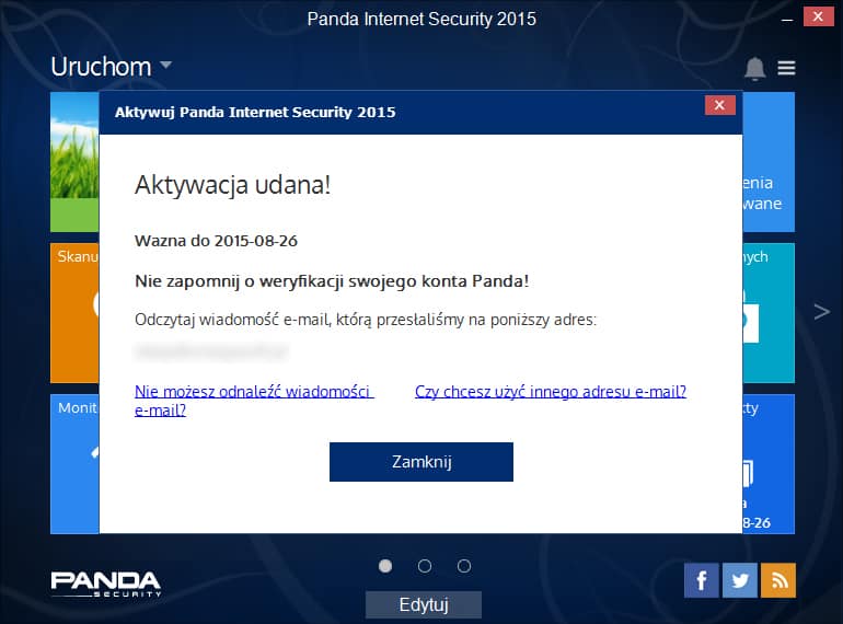 Instalacja Panda Security 2015