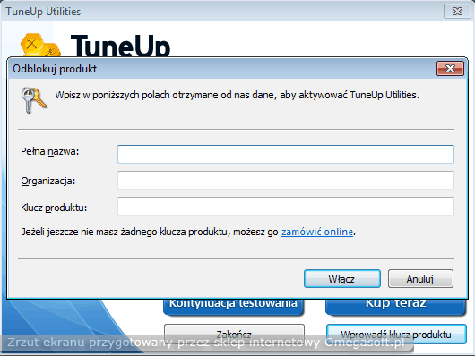 Instrukcja instalacji Tune Up 2010
