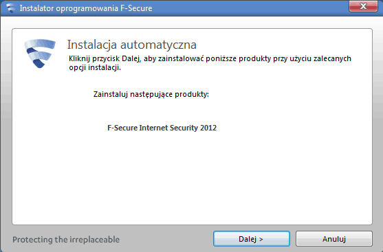 Aktualizacja F Secure 2011