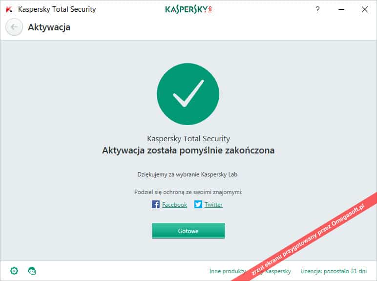 Kaspersky Total Security 2018 - Instrukcja instalacji
