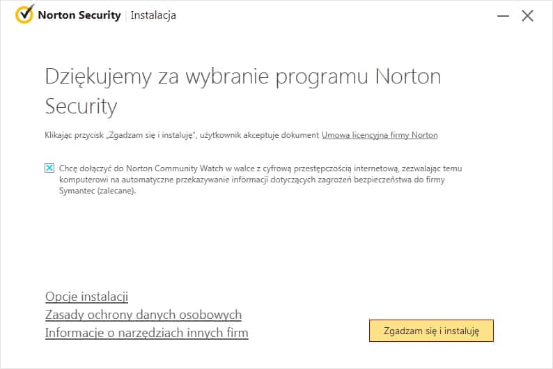 Norton Security 2015 - Instrukcja instalacji