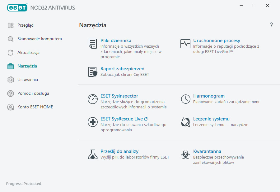 Eset Nod32 Antivirus - tools